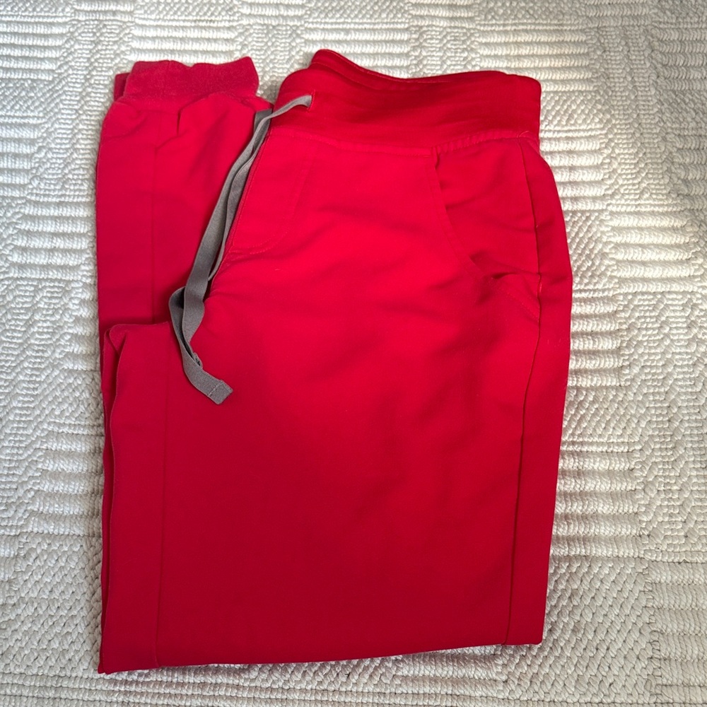 FIGS,  Red Jogger Pants